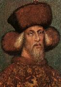 Antonio Pisanello Portrait of the Emperor Sigismund Spain oil painting artist